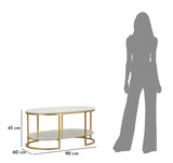 TAVOLO DA CAFFE' IZMIR CM 90X60X45