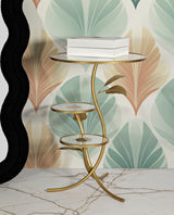TAVOLINETTO 3 RIPIANI LEAF CM Ø 54X69,5