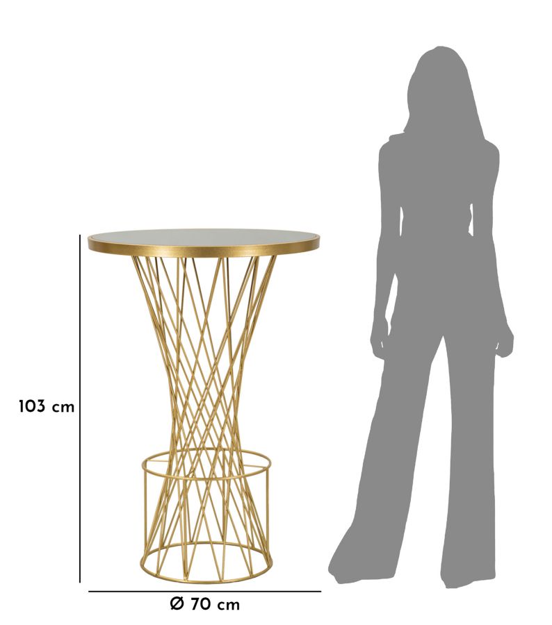 TAVOLO BAR TOWER NEW CM Ø 70X103