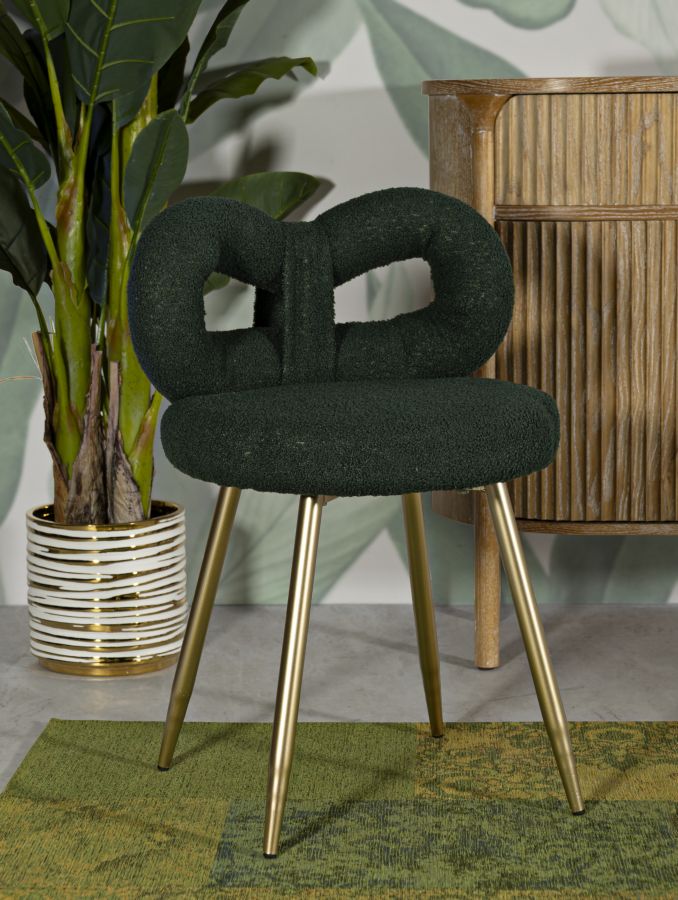 SEDIA MINI ILARY VERDE CM Ø 40X67
 (ALTEZZA SEDUTA CM 46)