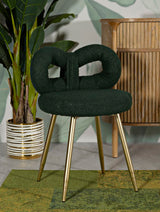 SEDIA MINI ILARY VERDE CM Ø 40X67
 (ALTEZZA SEDUTA CM 46)