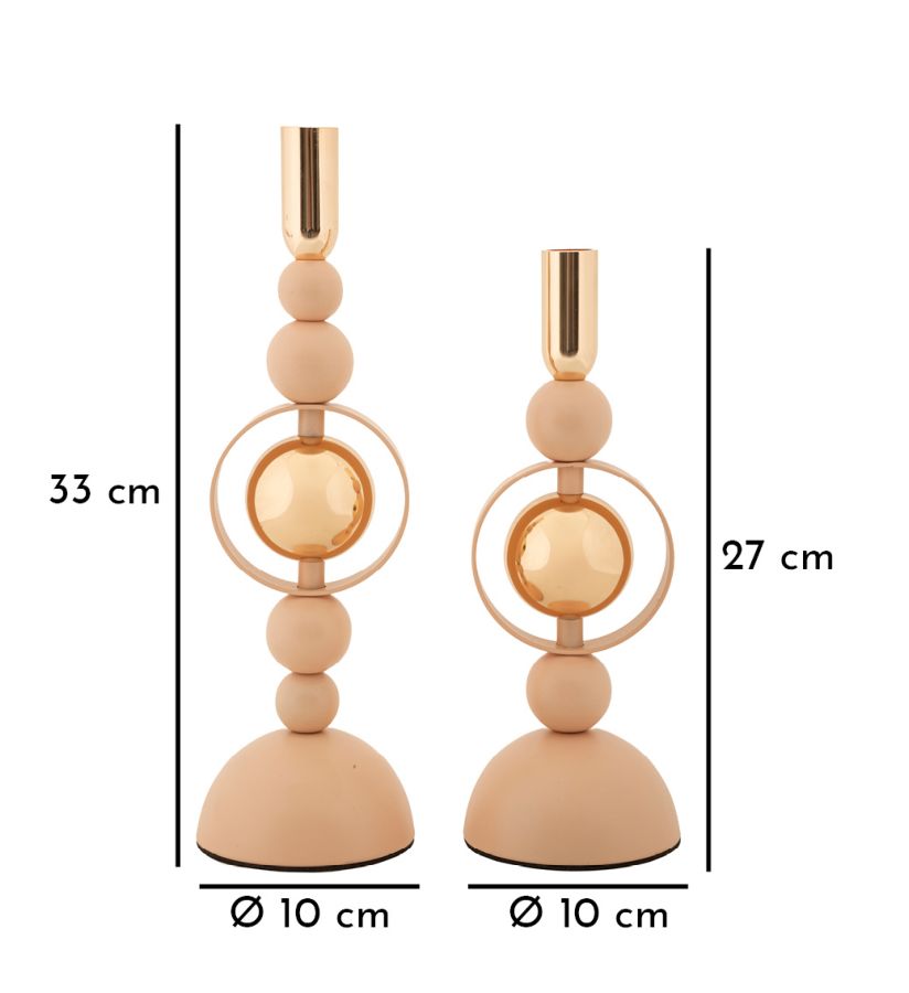 P/CAND SATURNO ROSA SET 2 PZ - FERRETTI