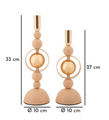 P/CAND SATURNO ROSA SET 2 PZ - FERRETTI