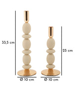 P/CAND SHUTTLE CREMA SET 2 PZ - FERRETTI