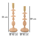 P/CAND GEMINI ROSA SET 2 PZ - FERRETTI