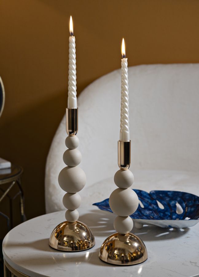 P/CAND BOLLY CREMA SET 2 PZ - FERRETTI