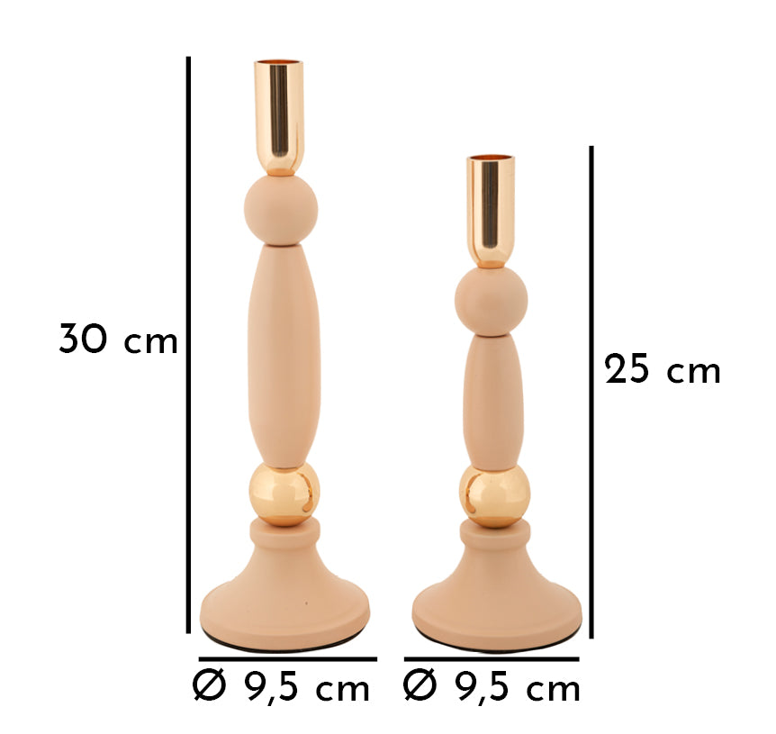 P/CAND STREK ROSA SET 2 PZ - FERRETTI