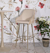 SGABELLO BAR ALASKA -A- CREMA SET 2 PZ CM 52X46X111 (ALTEZZA SEDUTA CM 78)