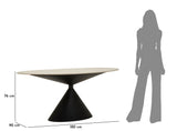 TAVOLO DA PRANZO SPACE CM 180X90X76