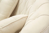 DIVANETTO BUDAPEST CREMA C/CUSCINI CM 130X83X91