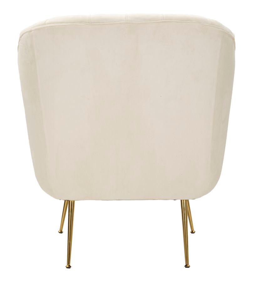 POLTRONA BUDAPEST CREMA C/CUSCINO CM 88X83X91
