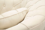POLTRONA BUDAPEST CREMA C/CUSCINO CM 88X83X91