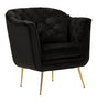 POLTRONA BUDAPEST NERA C/CUSCINO CM 88X83X91
