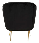POLTRONA BUDAPEST NERA C/CUSCINO CM 88X83X91