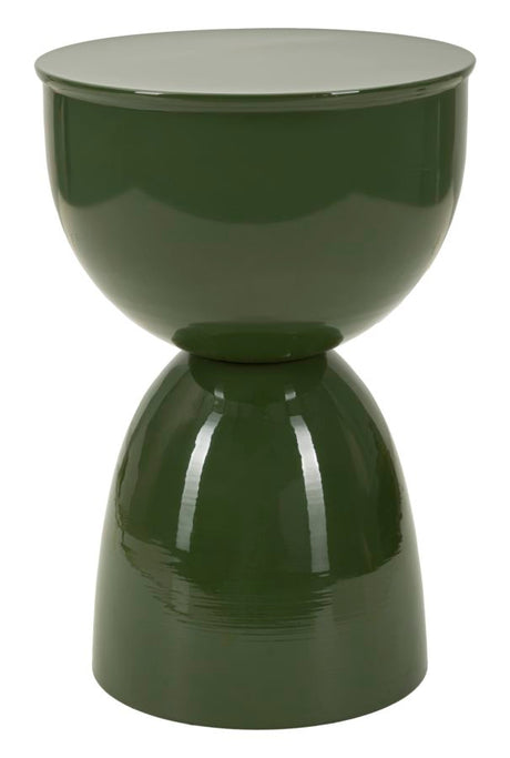 TAVOLINETTO IN METALLO YAO VERDE CM Ø 31X46