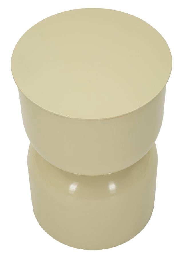 TAVOLINETTO IN METALLO OYI CREMA - FERRETTI