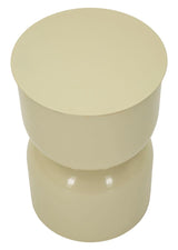 TAVOLINETTO IN METALLO OYI CREMA - FERRETTI
