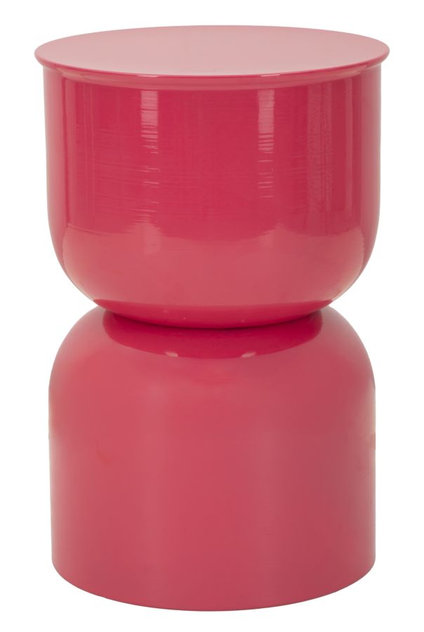 TAVOLINETTO IN METALLO OYI FUXIA CM Ø 31X46