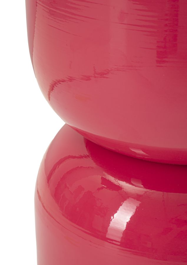 TAVOLINETTO IN METALLO OYI FUXIA - FERRETTI