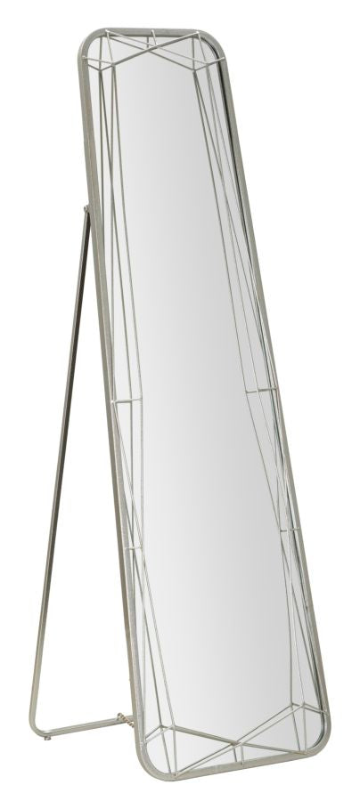 SPECCHIO DA TERRA SILVER CM 46X2-54X153 (MISURA SPECCHIO CM 43X150)