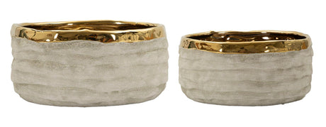 CACHEPOT LIMA BASSI COPPIA CM Ø 22