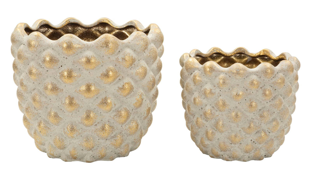 CACHEPOT PEPITAS COPPIA CM Ø 23X18-18