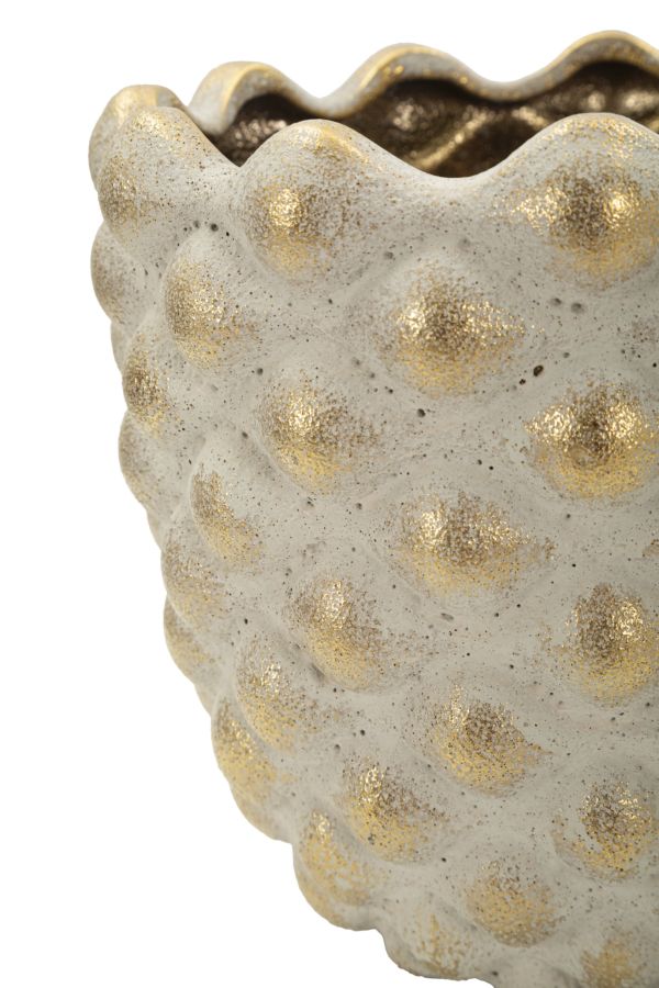 CACHEPOT PEPITAS COPPIA CM Ø 23X18-18,5X15,5 - FERRETTI