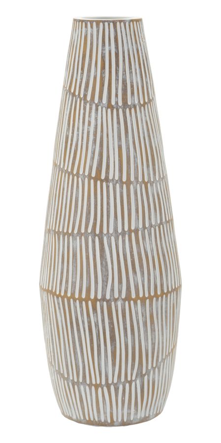 VASO RESINA HANOI CM Ø 17X47 (APERTURA CM Ø 6)