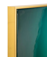 STAMPA DECORATA SU TELA LACCATA C/CORNICE BUTTERLY -B- FERRETTI
