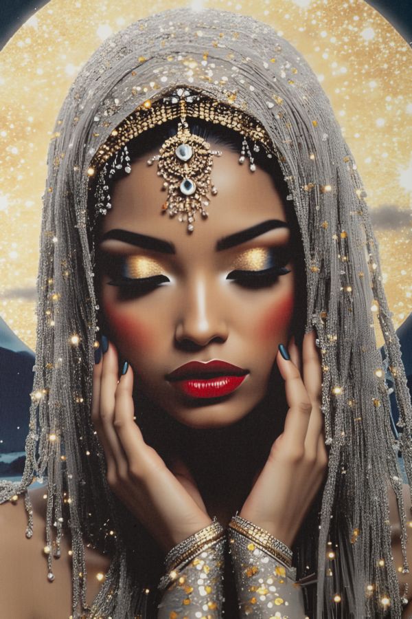 STAMPA C/LED SU TELA LACCATA C/CORNICE VENUS - FERRETTI