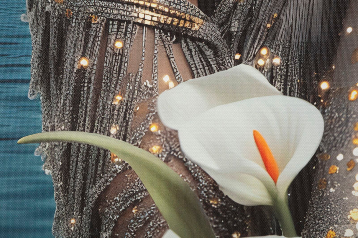 STAMPA C/LED SU TELA LACCATA C/CORNICE VENUS - FERRETTI