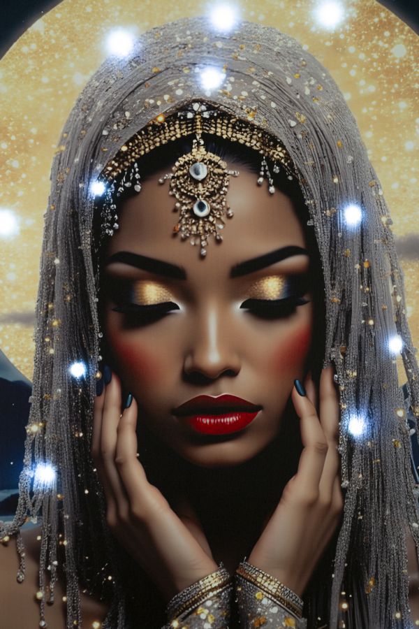 STAMPA C/LED SU TELA LACCATA C/CORNICE VENUS - FERRETTI