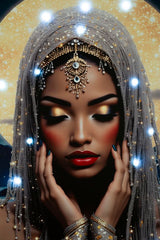 STAMPA C/LED SU TELA LACCATA C/CORNICE VENUS - FERRETTI