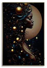 STAMPA C/LED SU TELA LACCATA C/CORNICE MINERVA -A- FERRETTI