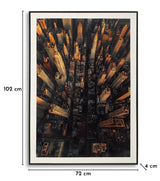 STAMPA SU TELA LACCATA NEW YORK C/CORNICE -A- FERRETTI
