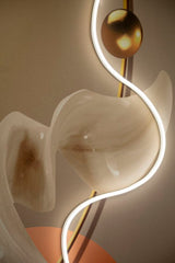 STAMPA C/LED SU TELA ABSTRACT -A- FERRETTI