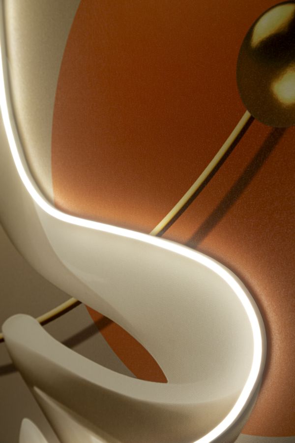 STAMPA C/LED SU TELA ABSTRACT -B- FERRETTI