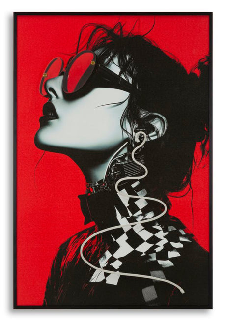 STAMPA C/LED SU TELA PSYCO -B- CM 60X3