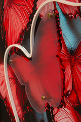 STAMPA C/LED SU TELA BUTTERFLIES (APPLICAZIONE 3D ACRILICO) - FERRETTI