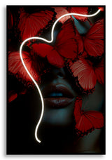 STAMPA C/LED SU TELA BUTTERFLIES (APPLICAZIONE 3D ACRILICO) - FERRETTI