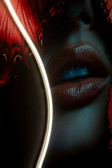 STAMPA C/LED SU TELA BUTTERFLIES (APPLICAZIONE 3D ACRILICO) - FERRETTI