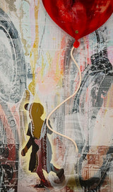 STAMPA C/LED SU TELA HEART (APPLICAZIONE 3D ACRILICO) - FERRETTI