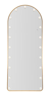 SPECCHIO DA TERRA LED HOLLYWOOD ARCO (LUCE CON 3 TEMPERATURE DI COLORE) - FERRETTI
