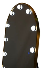 SPECCHIO DA TERRA LED HOLLYWOOD ARCO (LUCE CON 3 TEMPERATURE DI COLORE) - FERRETTI
