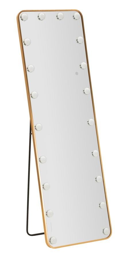 SPECCHIO DA TERRA LED HOLLYWOOD RETT. CM 50X6-45X160 (LUCE CON 3 TEMPERATURE DI COLORE)