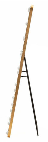 SPECCHIO DA TERRA LED HOLLYWOOD RETT. (LUCE CON 3 TEMPERATURE DI COLORE) - FERRETTI