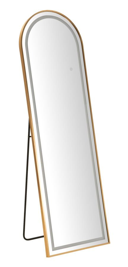 SPECCHIO DA TERRA LED SIMPLE ARCO CM 50X3-38X160 (LUCE CON 3 TEMPERATURE DI COLORE)