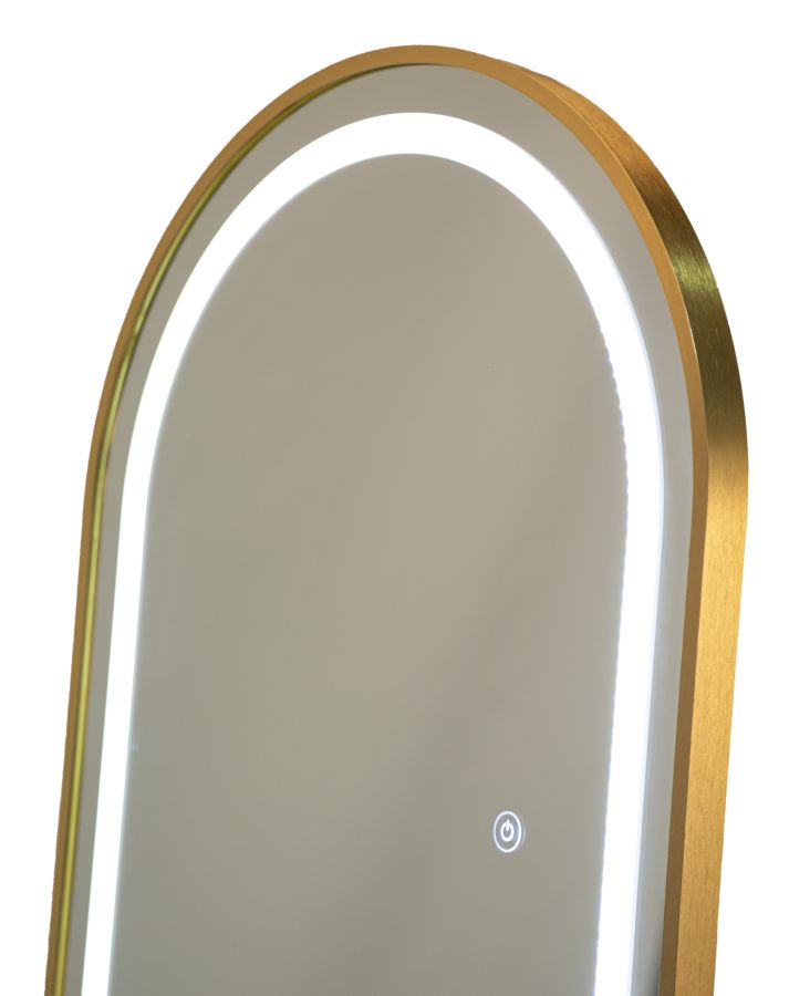 SPECCHIO DA TERRA LED SIMPLE ARCO (LUCE CON 3 TEMPERATURE DI COLORE) - FERRETTI