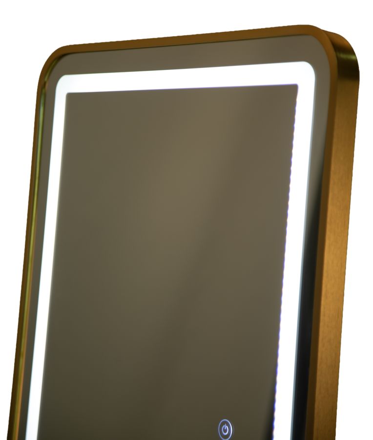 SPECCHIO DA TERRA LED SIMPLE RETT. (LUCE CON 3 TEMPERATURE DI COLORE) - FERRETTI