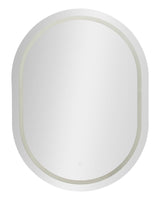 SPECCHIO DA MURO LED SIMPLE OVALE CM 60X3